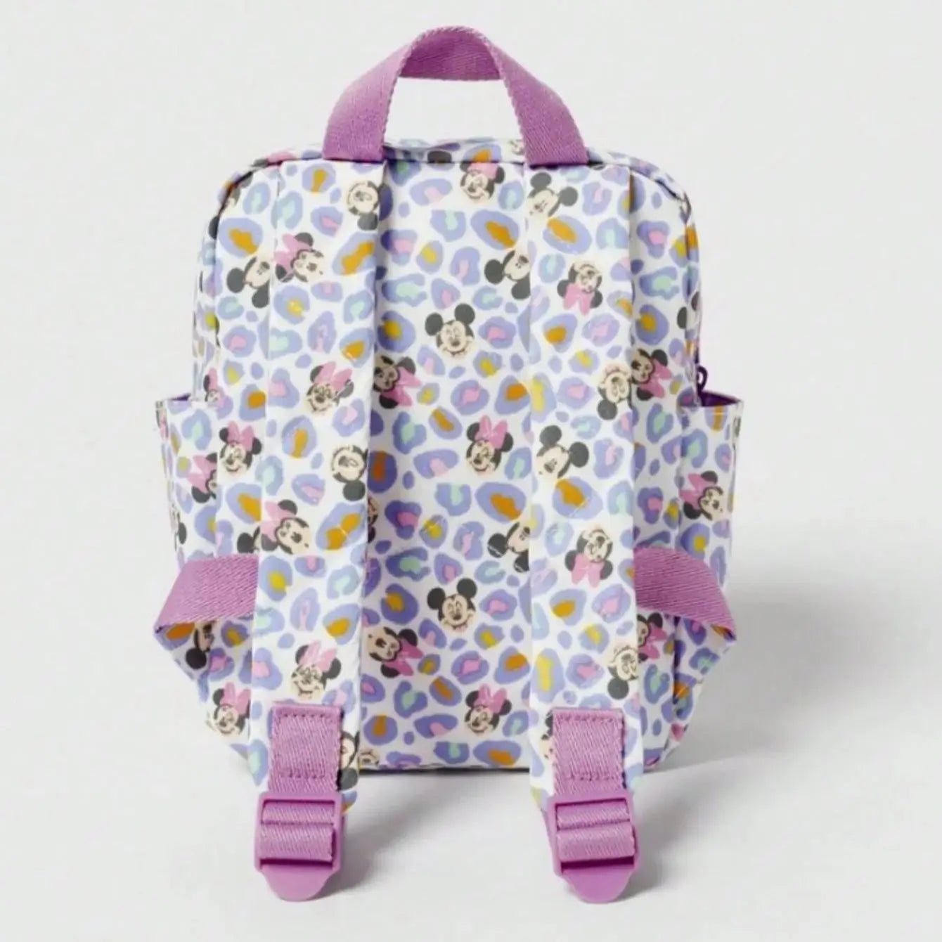 Disney Cute Mickey and Minnie Children's Backpack Girls Cartoon Print Large Capacity Book Storage Kindergarten Baby School Bag