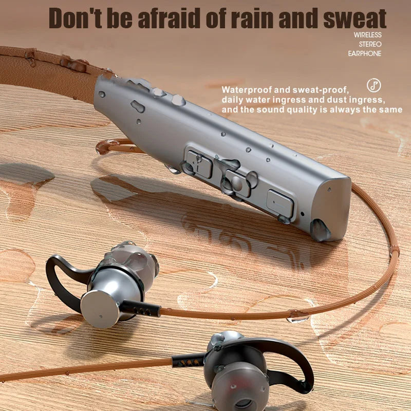 Wireless Bluetooth Earphones Wireless Headphones Magnetic Sport Neckband Neck-hanging Earbuds Wireless with Mic Bluetooth5.0