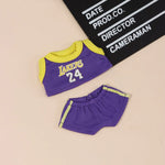 Labubu Only Selling Clothes 17cm First Second Generation Labubu Basketball Clothes Cute Doll Decoration Handmade Doll Clothes