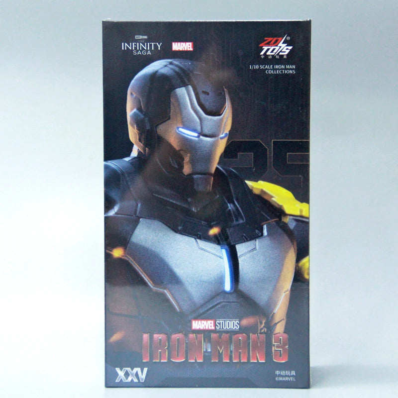 ZD Toys Marvel Studios Iron Man MK3 Action Figure MK35 MK24 MK40 MK38 Tony Stark Ironman Figure Action Collect Toy Gift