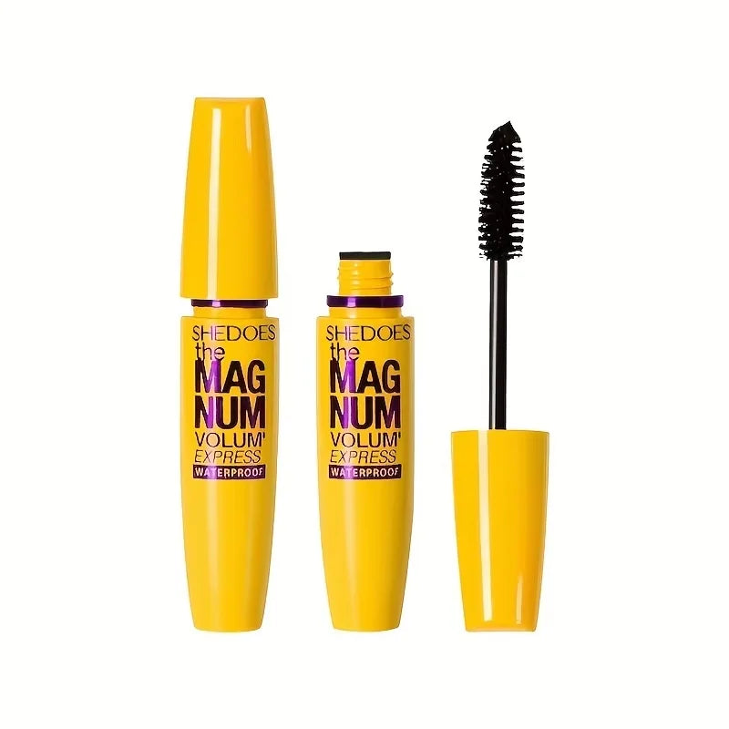 Waterproof and Slender Eye Black, Curly, Thick, Natural, Easy to Apply, Long-Lasting, Yellow and Fat Eye Black