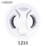 YSDO Magnetic Eyelashes Reusable Winged Magnetic 3D Mink lashes Long-Lasting No Glue Needed False Eyelashes with Tweezer Makeup