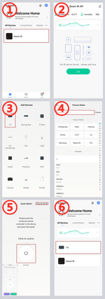 Tuya Smart Universal IR Remote With Temperature Humidity Sensor for Air Conditioner TV AC Works with Alexa Google Home Yandex