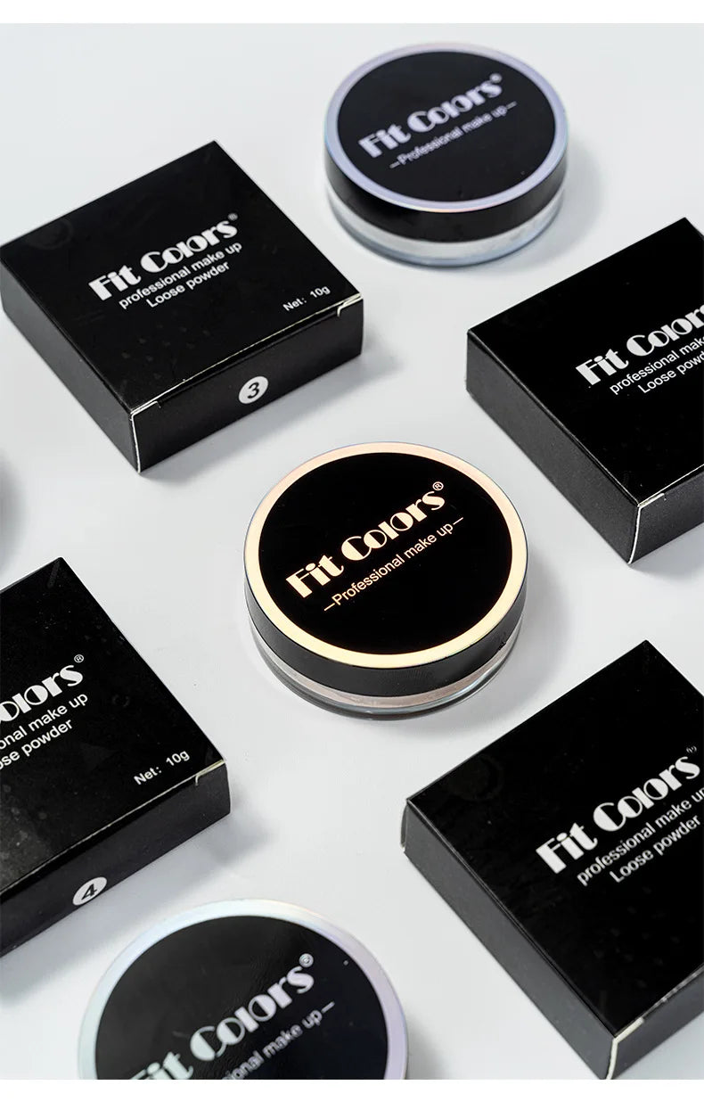 Fit Colors Concealer Smoothing Powder Waterproof, Sweat Resistant and Oil Resistant Makeup Powder Setting Powder