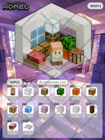 Magnetic Building Blocks Mine World Magnet Cube Set for Boy Girl Kid Age 3+ DIY Pixel style Model Base plate STEM Toy Baseplate