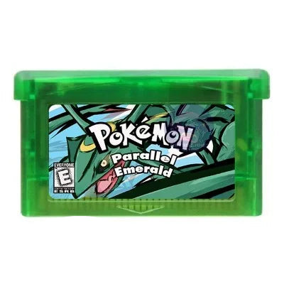 Pokémon GBA-Spielkassetten – Emerald, Seaglass, Rouge Recharged, Yellow Lunar & Dark Violet für die Game Boy Advance-Konsole