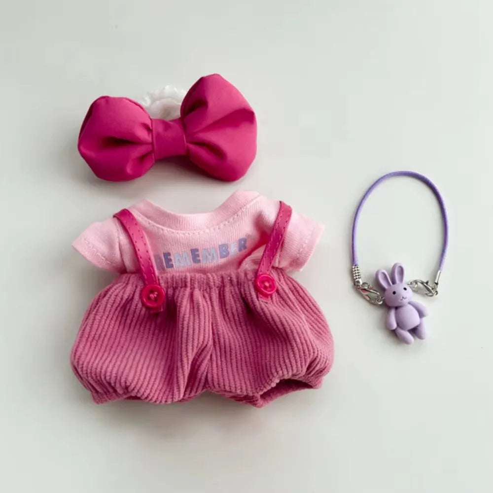 Labubu Plush Doll Clothes – Cute Macaron Outfit