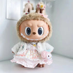 2025 New 38cm Labubu Hot Only Selling Clothes Labubu Mokoko Idol Doll Fashion Design Dress Coat Set Accessories Gift