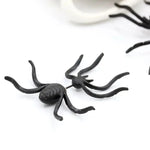 Halloween Party DIY Decoration 3D Horror Personality Black Spider Earrings Jewelry Piercing Earrings Clothing Decoration Supplie