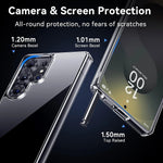 Shockproof Hard Case For Samsung Galaxy S25 Ultra S25+ Plus Hybrid Crystal Clear Acrylic Cover For S25ultra 25 Silicone Soft She