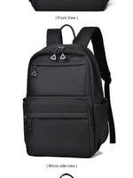 A New 14-inch Casual Simple Student Backpack Large Capacity Children's Schoolbag School Travel Unisex Laptop Backpack