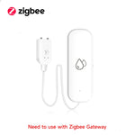 Tuya WiFi/ZigBee Water Sensor Leakage Alarm Flood Leak Detector Smart Home APP Remote Control Smart Home Security Protection