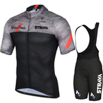 STRAVA Style Men's Summer Cycling Clothing Set