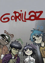 Virtual Anime Rock Band Gorillaz Poster Modern Music Album Cover Canvas Painting Wall Art for Club Living Room Home Decor Mural