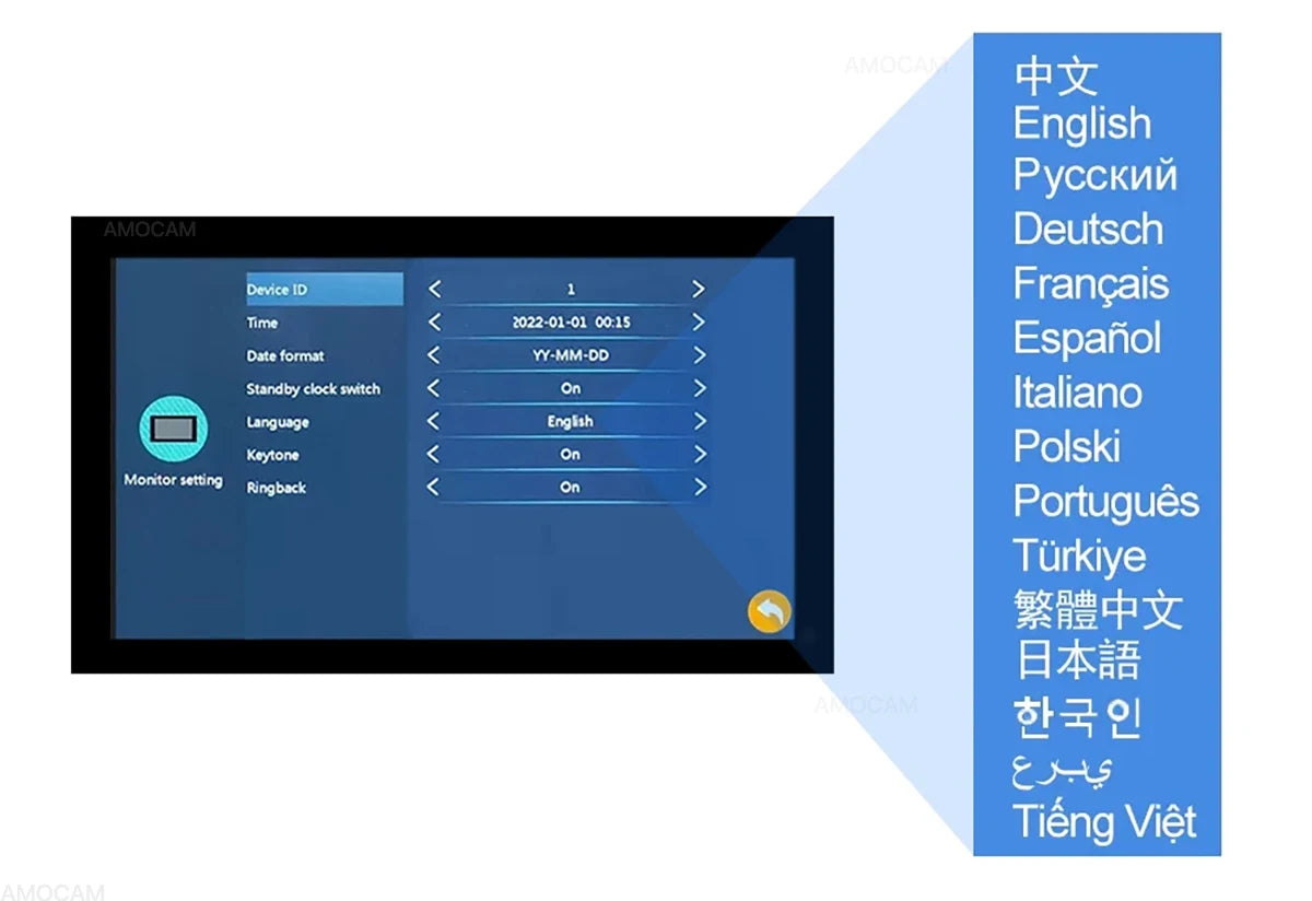 Wireless Wifi Video Doorbell System, 1080P Doorphone Door Camera, 7 Inch Touch Screen, Video Intercom 32GB card for Home 4 Wire