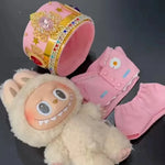 Gd With G-Dragon Labubu Baby Clothes 17cm Suit Pendant Plush Doll Clothes Cute Doll Clothes Vinyl Keychains Clothes