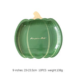 Halloween Thanksgiving Disposable Tableware White Paper Plates Halloween Pumpkin Party Supplies Birthday Party Decor