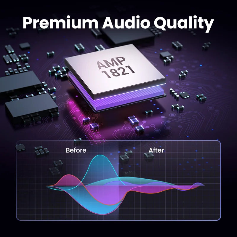 UGREEN USB Microphone with RGB Modes Professional Condenser Mic for PC Mac Gaming Karaoke Recording Streaming Podcasting