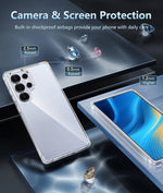 Luxury Shockproof Airbag Case For Samsung Galaxy S25 Ultra S25+ Plus Hybrid Hard Silicone Back Cover S25Ultra Clear Thin Slim