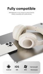 Original Lenovo TH54 Head Mounted Wireless Bluetooth 5.4 Earphones Over-Ear HIFI Stereo Music Game Noise Canceling Sport Earbuds