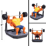 Pokemon Toys GYM Figurines Cartoon Fitness Muscle Man Action Figure Charmander Bulbasuar Squirtle Gengar Fit Model Anime Toys