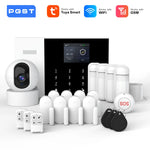 PGST Residential Tuya Smart Gsm Wifi Alarm System for Home Wireless Security Alarm House Smart Life App Control work with ALexa