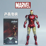 Marvel Avengers ZD Toys Iron Man MK3 MK1 MK6 MK7 MK5 Tony Stark Iron Patriot War Machine Action Figure Ironman Collect Toy Gift