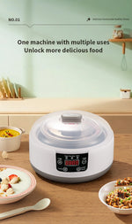 Electric Mini Yogurt Maker Automatic Multifunctional Yogurt Machine Kitchen Rice Wine Maker Natto Fermenting Machine Household