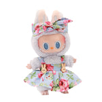 Plush Vinyl Face Labubu Doll Clothes Skirts Plush Bag Charm Little Clothes Hairband Girl Juguates&Doll Accessories Fashion Toys