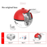 Pokemon Figures Beyblade Top Gyroscope Toys Pikachu Charmander Squirtle Mewtwo Eevee PVC Models Pokeball Gift For Kids