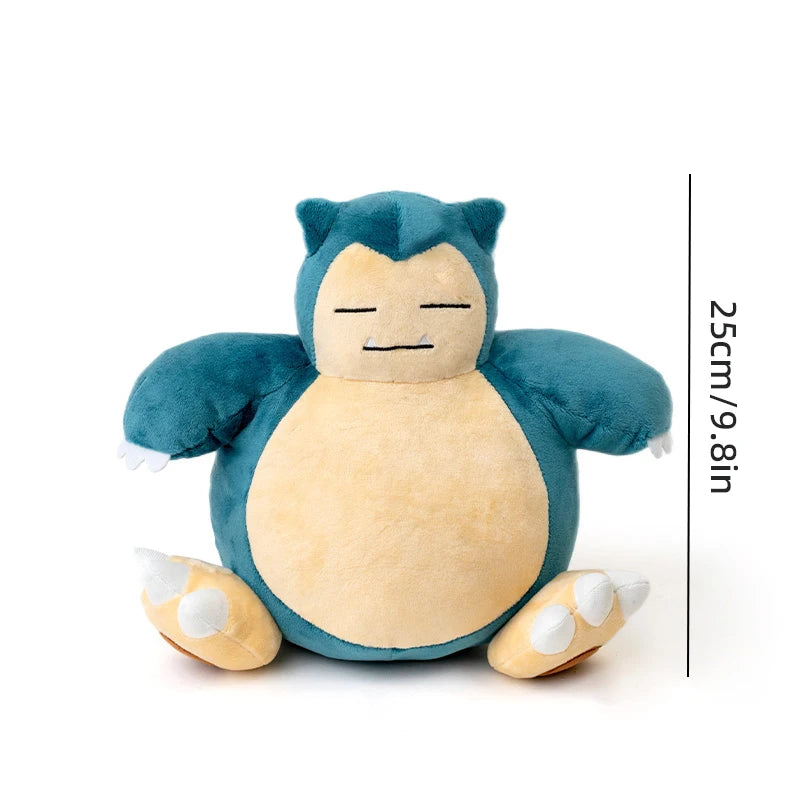 Pokemon Kawaii Snorlax Stuffed Toys Cartoon&Cute Plush Dolls Throw Pillow Birthday Gift  For Kids Friends Boys Home Decoration