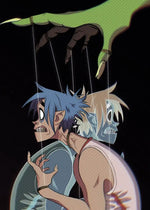 Virtual Anime Rock Band Gorillaz Poster Modern Music Album Cover Canvas Painting Wall Art for Club Living Room Home Decor Mural