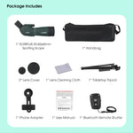 Svbony SV28plus 50/60/70mm Spotting Scope Zoom Telescope Powerful Long Range PORRO Prism Suit for Archery Target Shooting