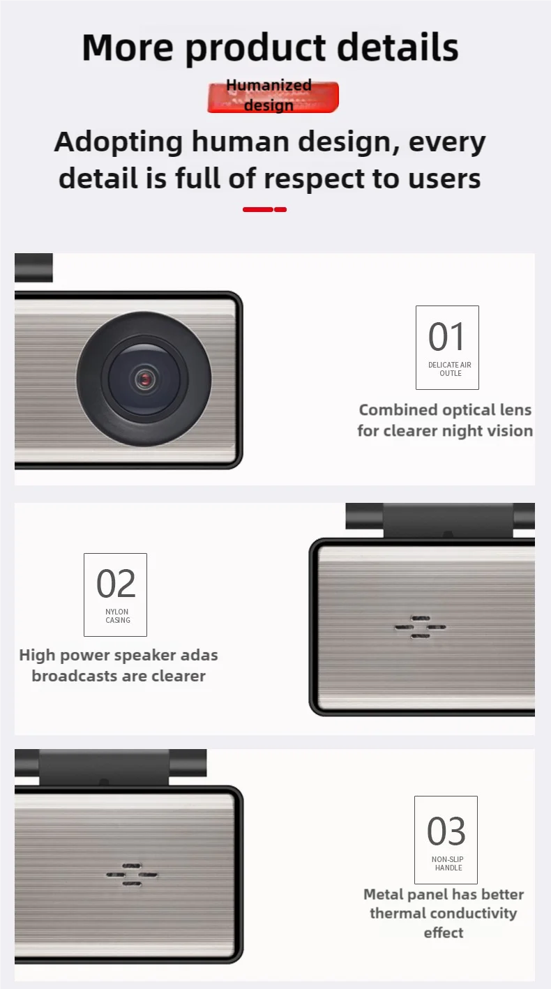 4K HD Dual Lens Dash Cam Car DashCam 3.16 IPS Screen 2K 1080P Camera Recording WiFi GPS Parking Monitoring ADAS Loop Recording