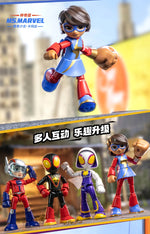 In Stock Genuine Blokees Marvel Spidey Amazing Friend Spider-Man Miles Ant-Man Anime Figure Action Figure Model Collection Toys