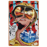 Halloween Horror Movie Metal Sign - Shabby Tin Wall Art, Man Cave Theater Home Decor