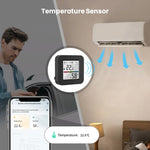 Tuya Smart Universal IR Remote With Temperature Humidity Sensor for Air Conditioner TV AC Works with Alexa Google Home Yandex