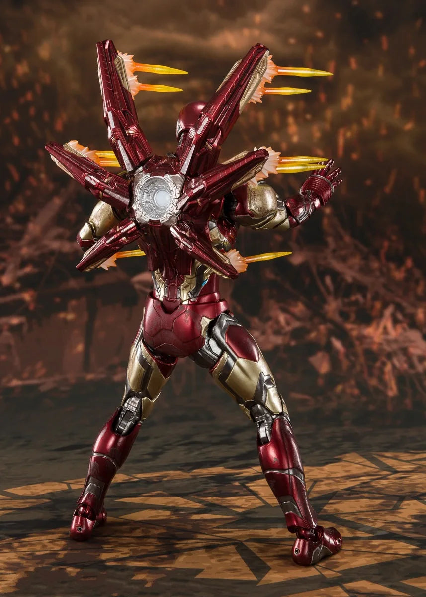 16cm Marvel Avengers Iron Man Mark 85 Ultimate Articulated Figure Model Statue Desktop Decoration Gift