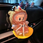 15-17cm doll Seat  Labubu carseat Safety Seat Cute Doll Air Outlet Aromatherapy decoration high-grade Car Interior Decoration
