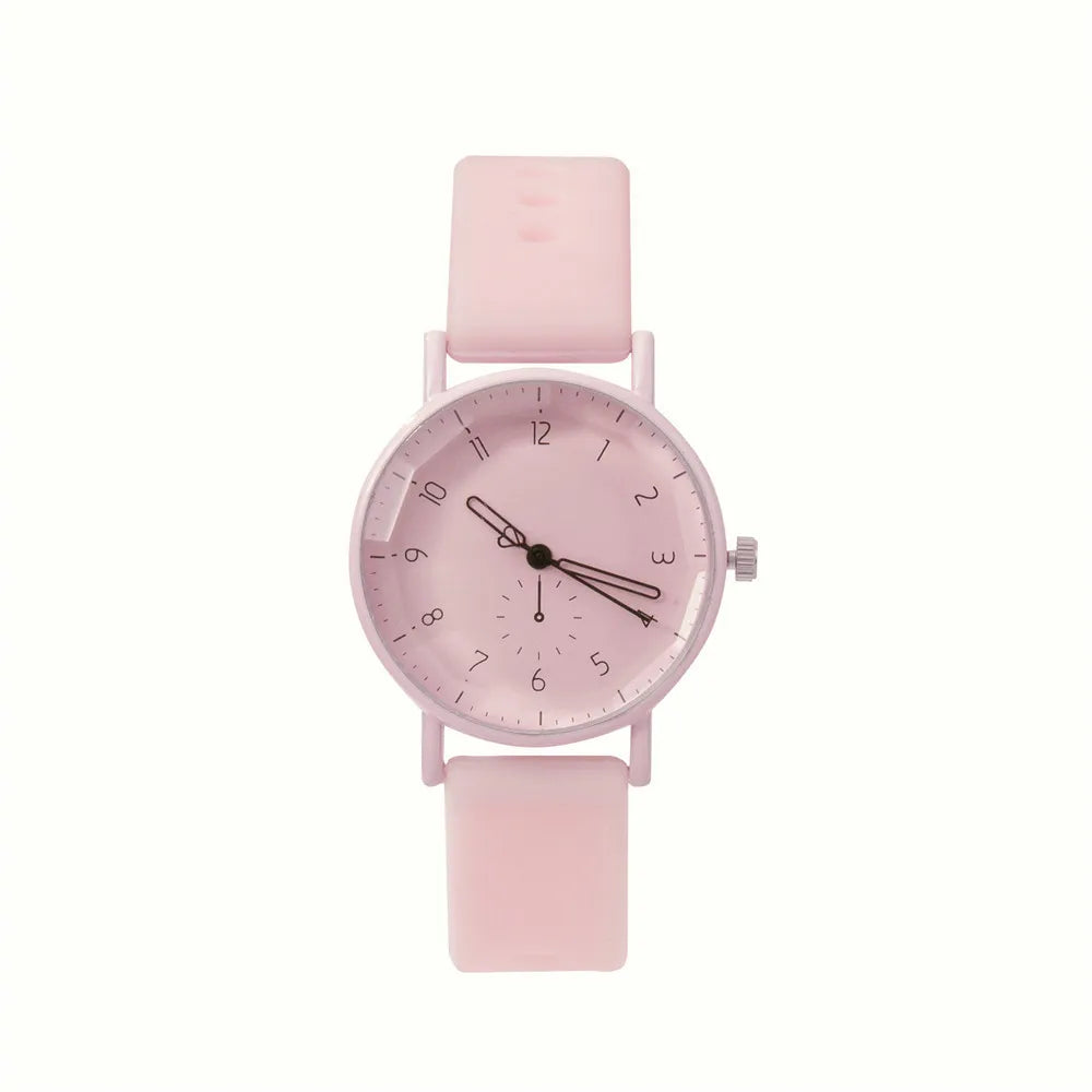 Pink Digital Simple Women Dresses Brand Watches Fashion 2023 New Casual Silicone Strap Ladies Quartz Watche Gift Clock