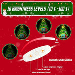 Christmas Neon Sign Tree Gift Box Light Decorations Dimmable LED Light Up Sign for Wall Decor Party Kids Gift Winter Home