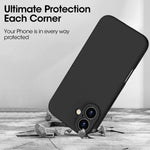 Liquid Silicone Case for iPhone 17 16 15 14 13 12 11 Pro Max 12 Mini iPhone 16 Plus 16e 17 Air Soft Protective Shockproof Cover