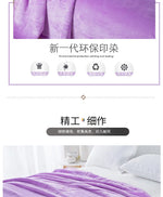 2025 new solid color simple plush blanket multi-functional Farley plush thickened warm blanket