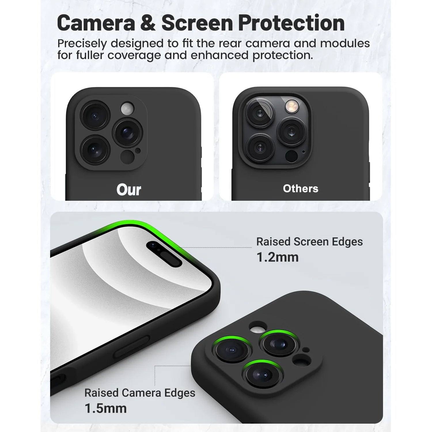 Liquid Silicone Case for iPhone 17 16 15 14 13 12 11 Pro Max 12 Mini iPhone 16 Plus 16e 17 Air Soft Protective Shockproof Cover