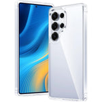 Luxury Shockproof Airbag Case For Samsung Galaxy S25 Ultra S25+ Plus Hybrid Hard Silicone Back Cover S25Ultra Clear Thin Slim