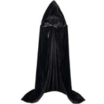 Christmas  Grim Reaper Cloak Velvet long Hooded Unisex cape for  Devil Witch Wizard Halloween Christmas Cosplay cloak