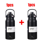 1.3L/1.7L Large Capacity Thermo Bottle Outdoor Mug Stainless Steel Thermos Water Bottle Portable Vaccum Flask Cold And Hot Tumbl