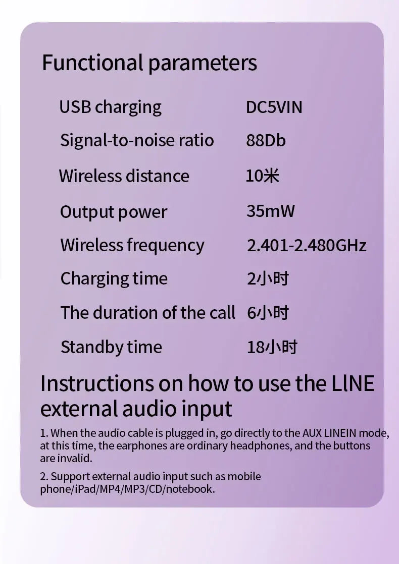 Disney Stitch P2961 Headphones Bluetooth Gaming Sport Over Ear Headset Noise Reduction Surround Sound Wireless Child Earphones