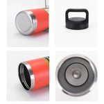 600/800/1100ML304 Stainless Steel Thermos Bottle with Handle Portable Water Cup Hot and Cold Long Lasting Drinking Water Bottle