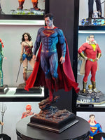 DC Justice League Superman Cold Cast Resin Statue - Museum Grade GK Figure, Hand Painted Collectible Model Gift